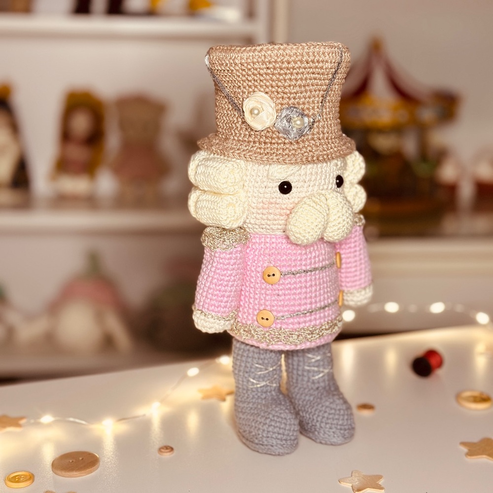 AMIGURUMI, HANDCRAFTED, NUTCRACKERS, CROCHET